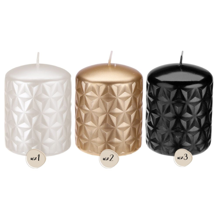 Świeca Caleidoscope słupek 70/90mm RAVI